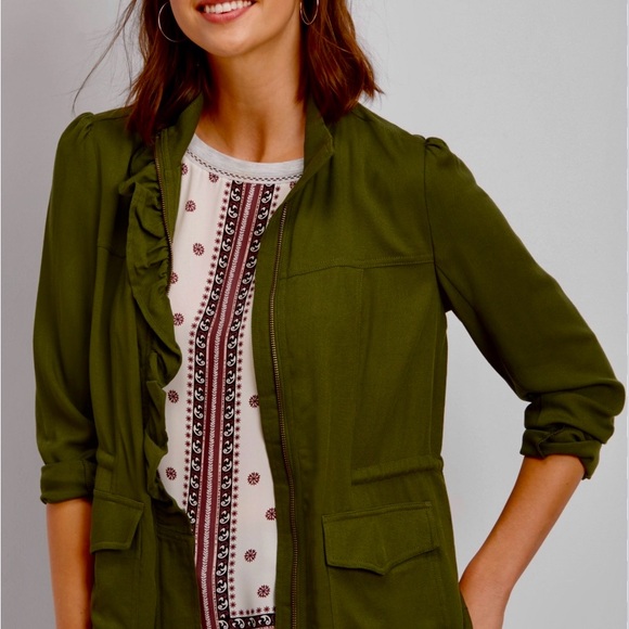 EUC, Maurices olive green light jacket size small - Picture 1 of 7